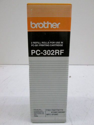 Brother PC-302RF 2 Refill Rolls OEM  for FAX- 750 770 775 MFC-970MC