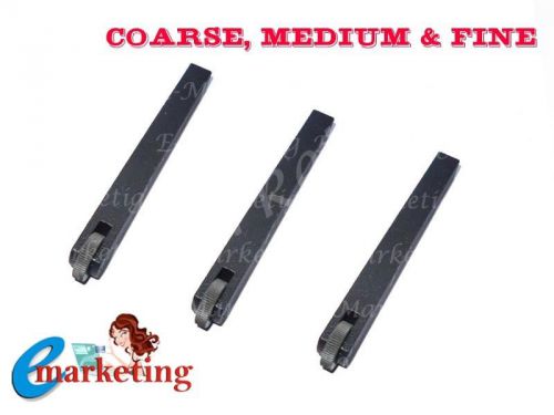 3x mini lathe knurling tool holder 10x10x100 with wheel coarse, medium &amp; fine for sale