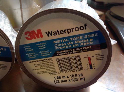 3m m 3382 waterproof metal aluminum flashing gutter tape 1.88 in x 10.9 yd 33ft for sale