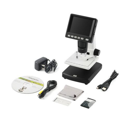 300X Digital Microscope LCD Dispaly 1200 Time Zoom Electronic Magnifer Camera EA