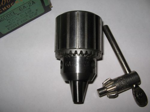 Jacobs # 6a-2a drill chuck/key,  jt2 mount, 0-1/2&#034; capacity, nos for sale