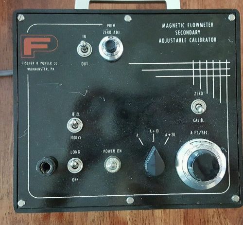 Fischer &amp; Porter Magnetic Flowmaster Secondary Adjustable Calibrator 1653
