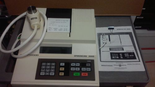 Brentwood Spiroscan 2000 Spirometer.