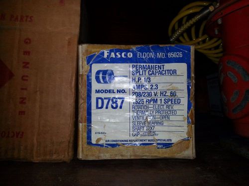 Fasco D787 1/3HP Permanent Split Capacitor Condenser Fan Electric Motor 1625 RPM