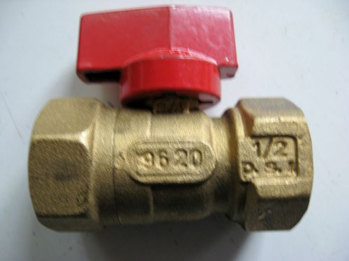 Gas ball valve type brass 3/4 in. female thread both ends inline for sale