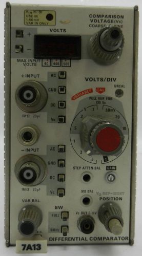 Tektronix 7a13 differential comparator parts-as-is *d2f for sale