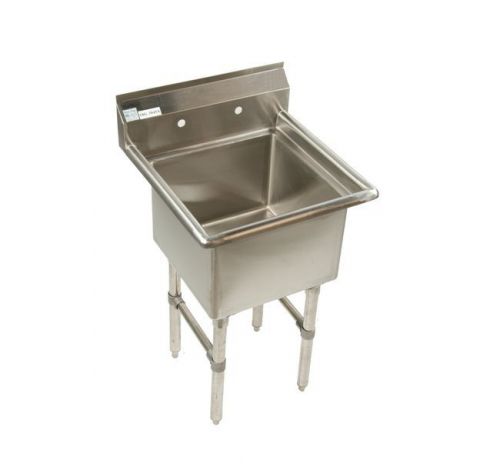 HD One Compartment Stainless Mop or Veggie Sink NSF