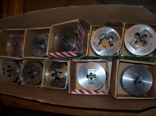 Collet and Die sets 2-3/4&#034; OD Qty 10 Union, Little Giant, Butterfield