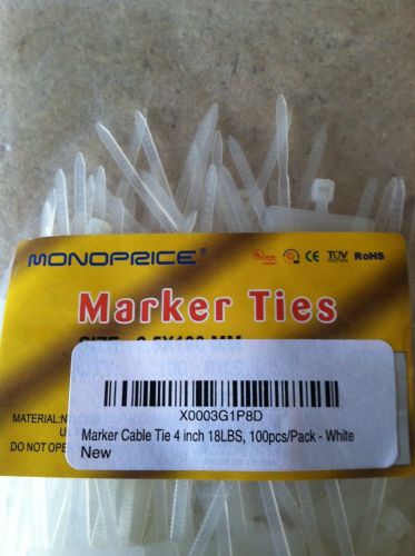Marker Cable Ties 4&#034; (600 ties)