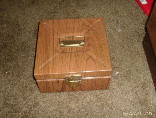 Vtg Metal Porta File Box  by Ballonoff