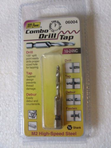 Ivy classic drill/tap/countersink bit, 10-24nc 06004 replaces dtap10-24 for sale