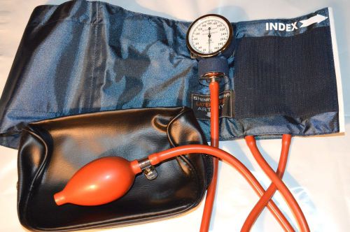 Henry schein aneroid sphygmomanometer,blood pressure cuff, laytex safe, adult for sale