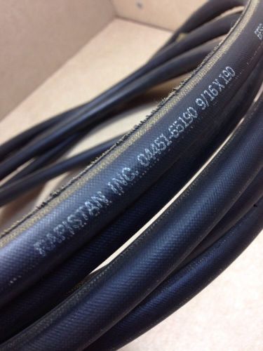 Rapistan 04551-65190 round endless belt 9/16&#034;x 190&#034; solid black rubber for sale