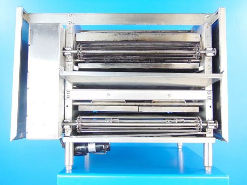 Refurbished nieco 824 be 2 deck broiler conveyor oven elect 3ph for sale