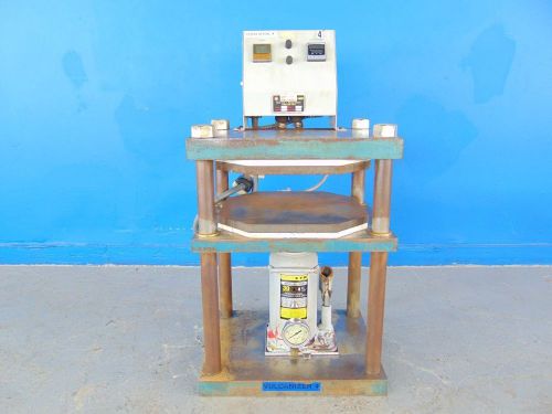 4-post vulcanizer press lost wax casting rubber mold heated press lcs vu/25t 220 for sale