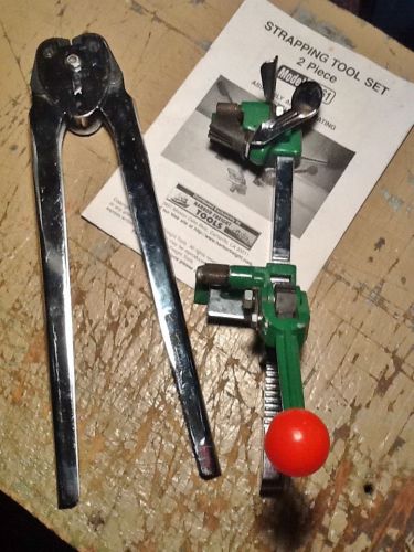 Harbor Freight 2 piece Strapping Banding Tool Set Tension &amp; Crimp