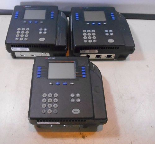 Lot of 3: kronos 4500 digital time clock 8602800-501 only 1 power adapter for sale