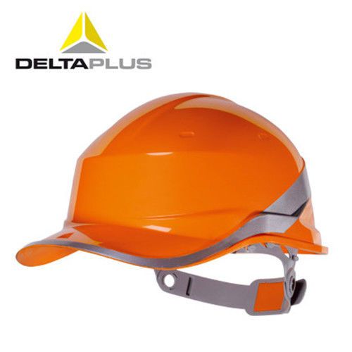 Orange Deltaplus venitex Construction Ratchet Hard Hat / Safety Helmet,Diamond