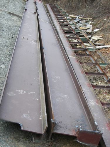 Two 60&#039; steel I beams 21&#034; x 8 1/4&#034;