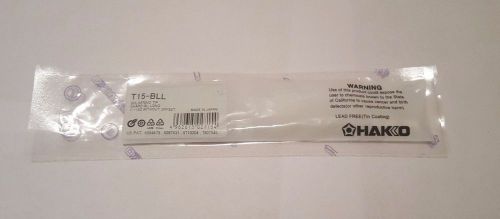 Hakko T15-BLL Long Conical Solder Tip Original packaging