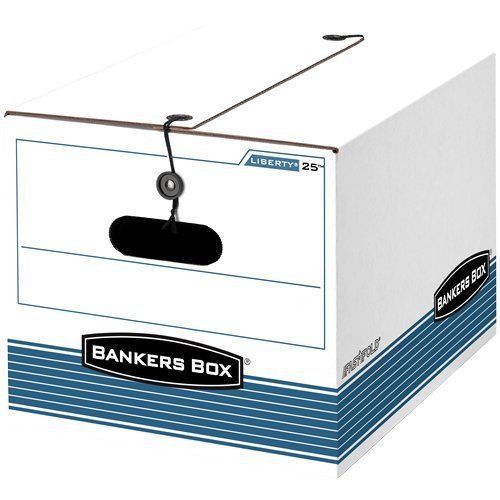 NEW Bankers Box Liberty Medium-Duty Storage Boxes  Letter/Legal  12 Pack (00025)