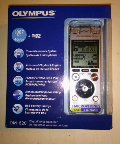 Brand new olympus 142665 dm-620 slv voice recorder for sale