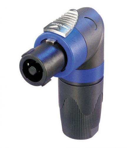 Neutrik nl4frx 4 pole right-angle cable connector, chuck type strain relief, new for sale