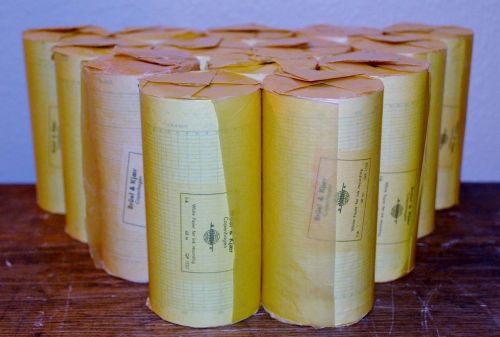 **14 ROLLS** of VTG Bruel &amp; Kjaer Recording Paper ~ Type QP 1123