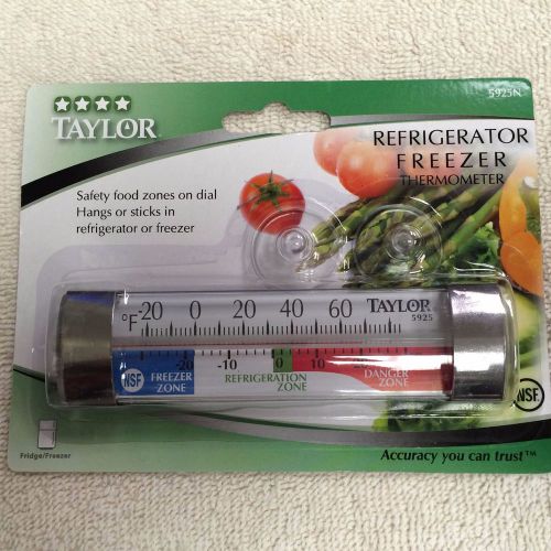 Thermometer, NSF Certified Refrigerator Freezer , -20 to 80F &amp; -30 to 30 C