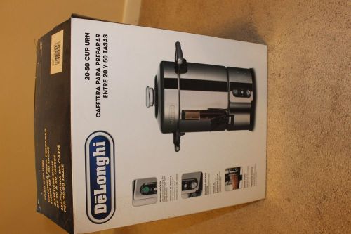 DELONGHI COMMERCIAL COFFEE URN 20-50 CUP STAINLESS STEEL DCU500T