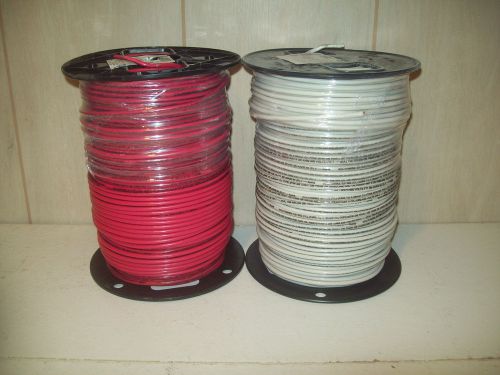 500&#039; red,white #10awg stranded copper THHN/THWN ! Free Shipping ! NEW
