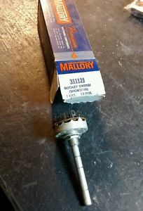 NEW Mallory 31112J Rotary Switch Shorting 12Pos 1 CKT. Vintage NIB NOS