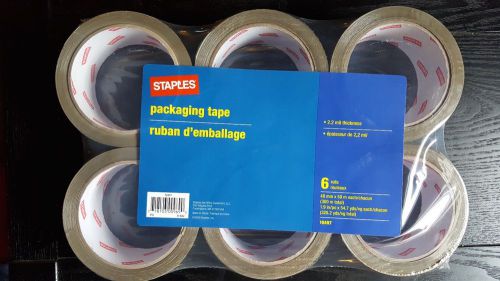 6 ROLLS OF PACKING TAPE