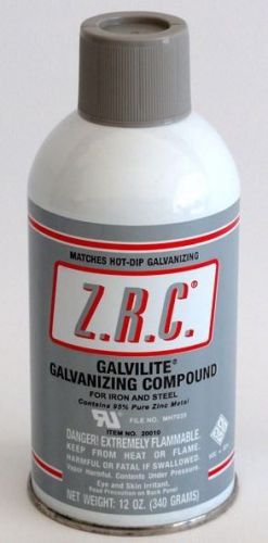 Zrc galvilite galvanizing repair compound, 12 oz aerosol can (z.r.c) 20010 for sale