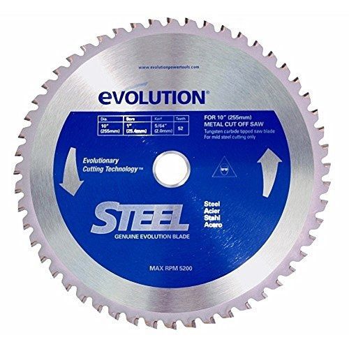 Evolution power tools 10bladest steel cutting saw blade, 10-inch x 52-tooth for sale