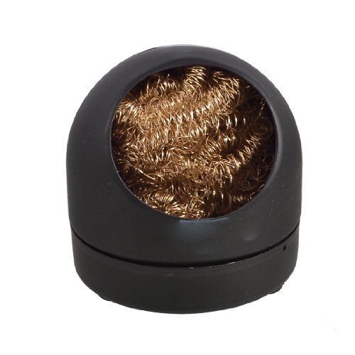 uxcell Soldering Iron Tip Cleaning Wire Nozzle Cleaner Sponge Ball w Storage