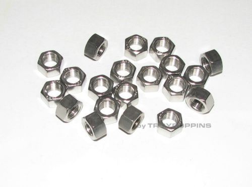 20-ss 3/8&#034;-24 fine thread hex nuts stainless steel 18-8 fastener hardware parts for sale