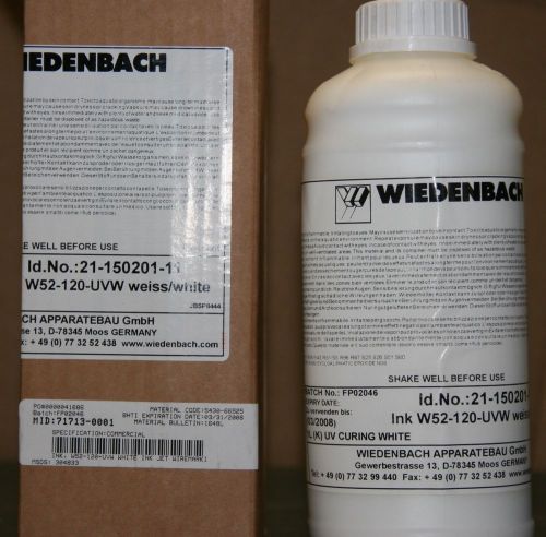 Wiedenbach UV Curable White Ink W52-120-UVW 21-150201-11