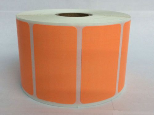 This listing is for: 1 Roll 1000 labels ORANGE 2.25x1.25 Direct Thermal Labels