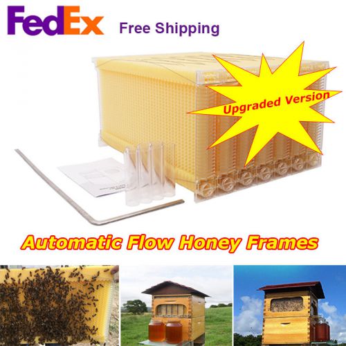 7Pcs 2016 New Upgraded Flow Hive Frames Beekeeping Tool For Harvesting Raw Honey