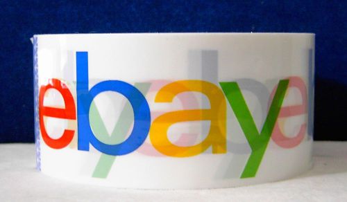 1 Roll of Ebay Packaging Carton Box Sealing Branded Tape 2&#034; x 75 Yards BOPP