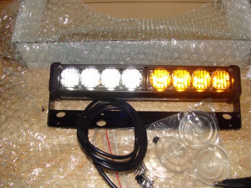 NEW ECCO 3630 AMBER/CLEAR  DASH/DECK INTERIOR/EXTERIOR LED WARNING LIGHT