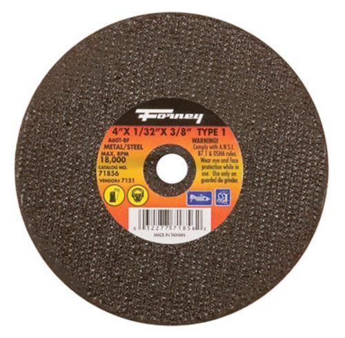 Forney industries 71856 steel panel cut off wheel 4&#034; x 1/32&#034; x 3 for sale
