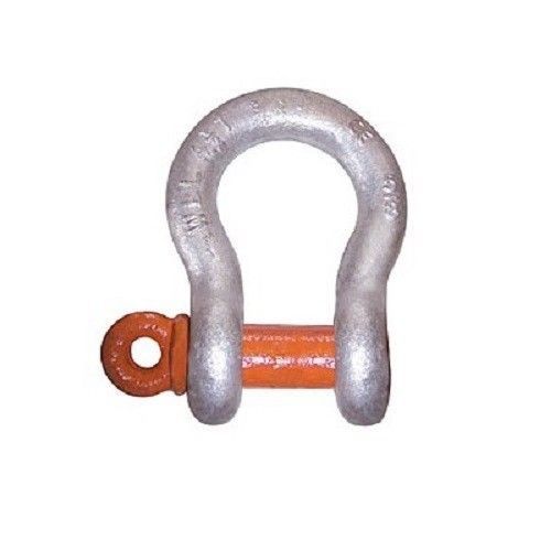 10 Galvanized, Load Rated Screw Pin Anchor Shackles 5/16&#034;