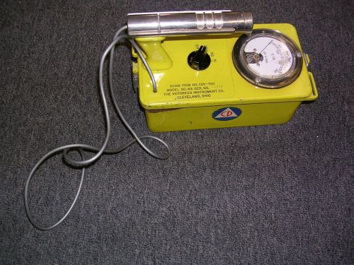 Victoreen CDV-700 Geiger Counter Model 6 Radiation Detector UNTESTED / AS IS !