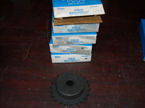 Martin, 35B24, Lot of 5, 1/2&#034; Bore, Sprocket, NEW in Box