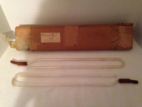 Lot of 2 Central Scientific Laboratory Glass Demonstration Manometers in Box