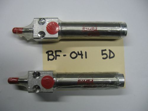 TWO NEW - Bimba Stainless Pneumatic Cylinders - BF-041 5-D - NOS