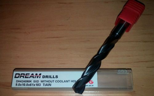 Original, YG1 DREAM DRILLS 9mm DH424090K 5xD pack(1PCS)