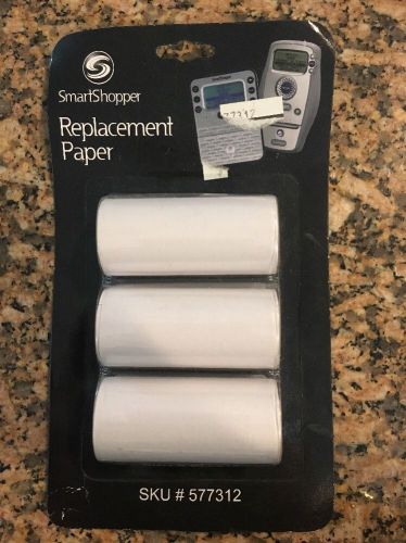Smart Shopper Replacement Paper 3 Rolls
